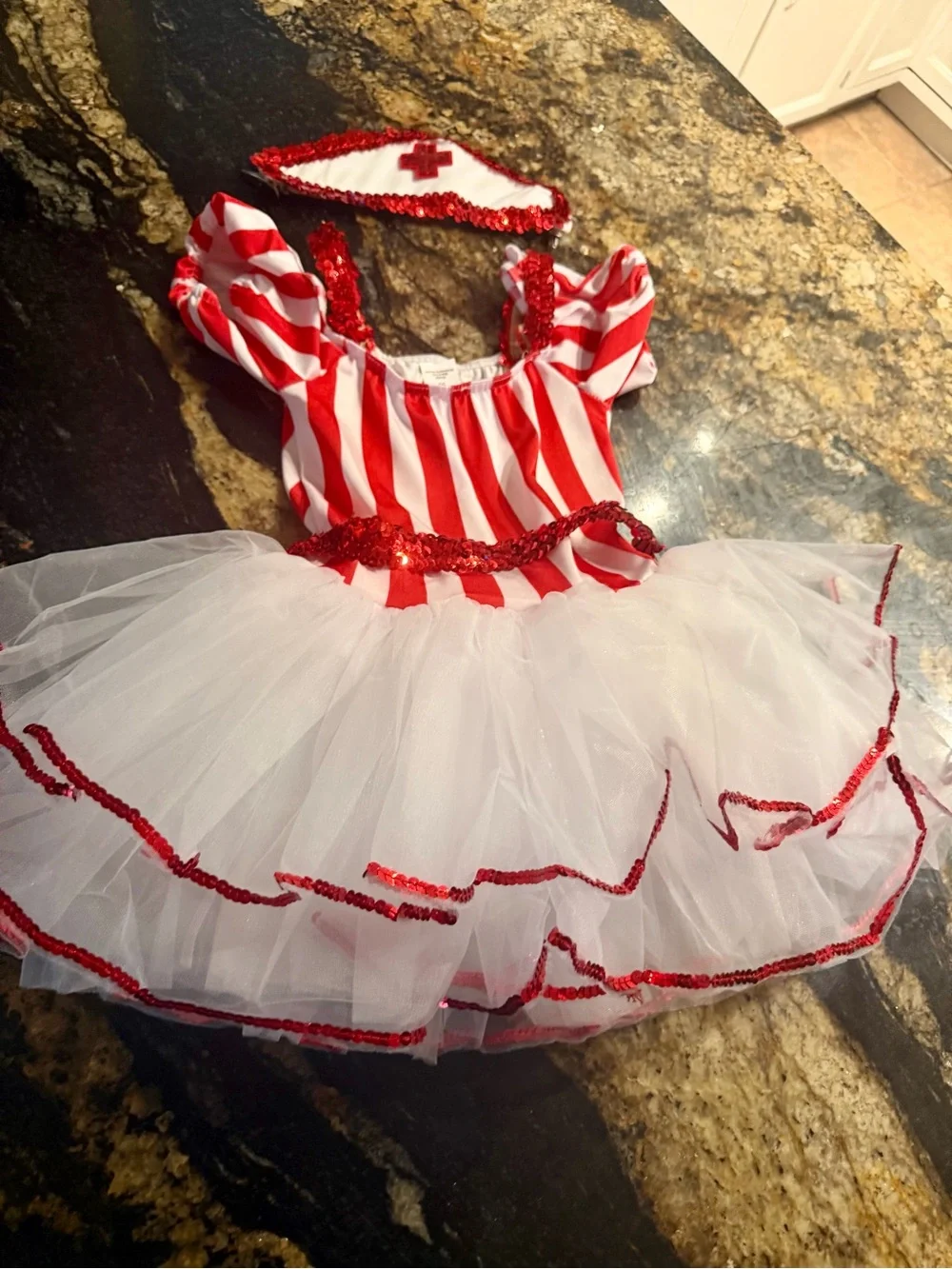 A Wish Come True Nurse Dance Tutu Dress Sz S/Child-Ne Cosplay Halloween Kidcore